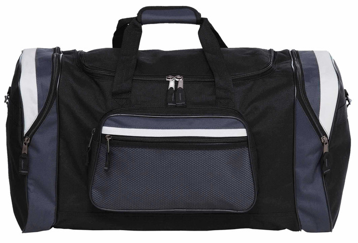 BCTS Gear For Life Contrast Gear Sports Bag Black/Charcoal/White