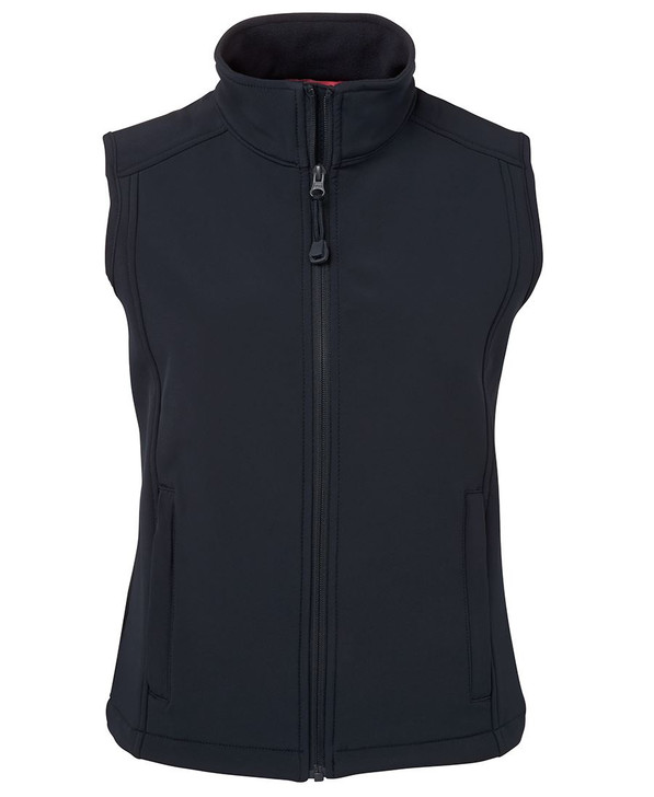 3JLV1 JB's Wear Ladies Layer Soft Shell Vest Navy