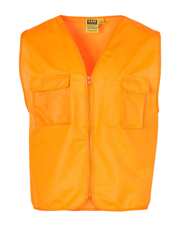 SW41 AIW Hi-Vis Safety Vest with ID Pocket Orange