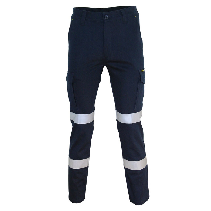 3369 DNC SlimFlex Bio-Motion Segment Taped Cargo Pants Short Navy