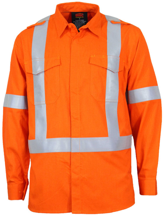 3448 DNC Inherent FR XBack PPE1 D/N Shirt Orange