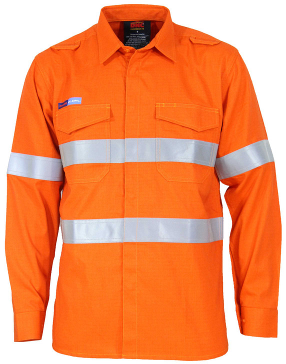 3456 DNC Inherent FR PPE2 M/W D/N Shirt Orange