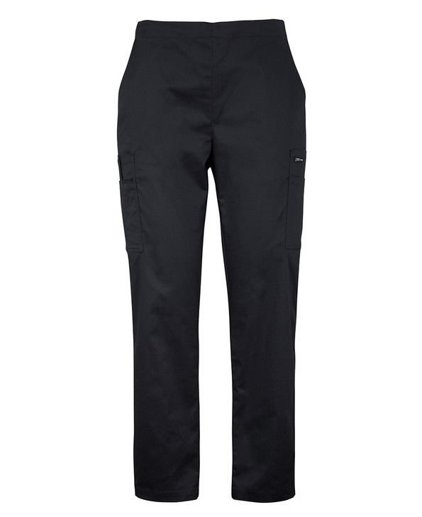 4SPP1 JB's Wear Ladies Premium Scrub Cargo Pant Black