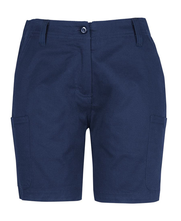 JB's Wear Ladies Multi Pocket Stretch Twill Short 6MTS1