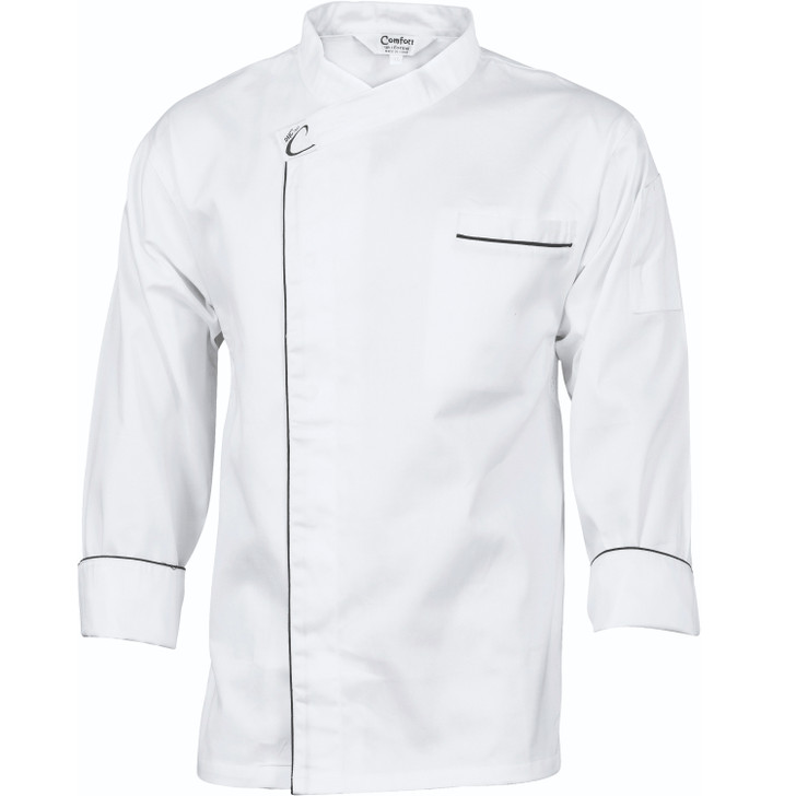 DNC Workwear Cool-Breeze Modern Chef Jacket Long Sleeve 1124