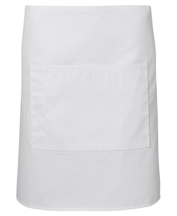 5A JB's Wear Apron With Pocket 86x50cm White