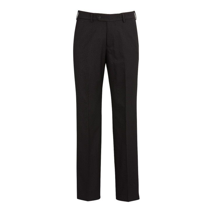 Biz Corporates Mens Cool Stretch Flat Front Pant (Stout) 70112S