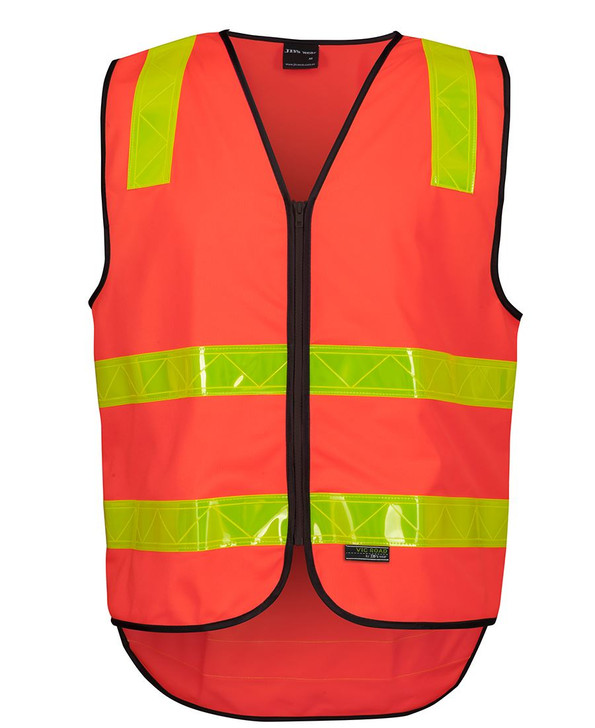 6DVRV JB's Wear Vic Road (D&N) Safety Vest Orange