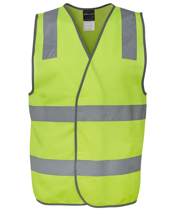 6DNSV JB's Wear Hi Vis (D+N) Safety Vest Lime