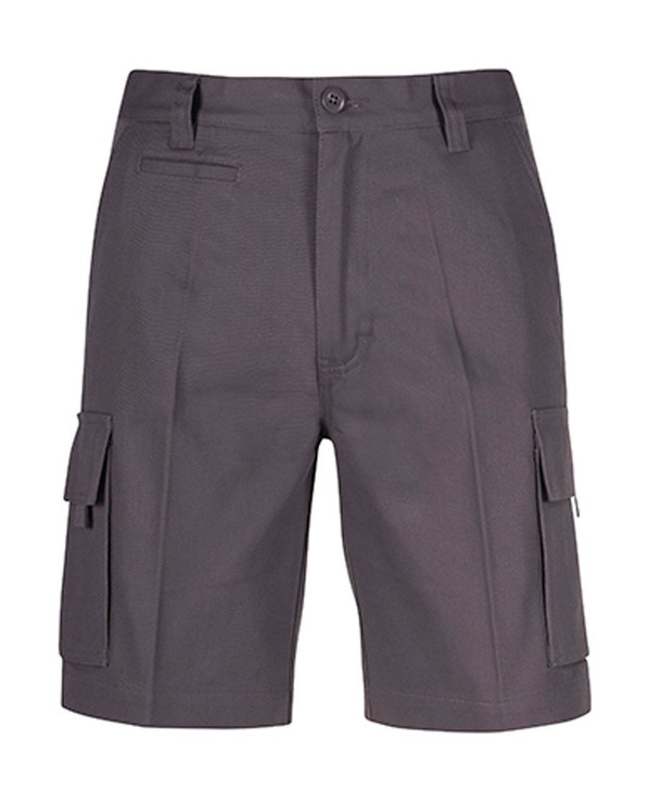 6MS JB's Wear Adults Mercerised Work Cargo Short Charcoal