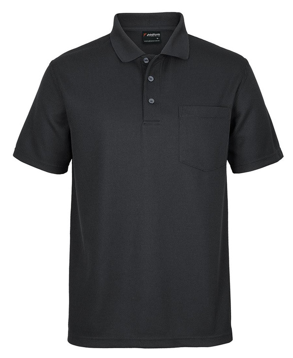 JB's Wear Podium Waffle Pocket Polo 7WPP