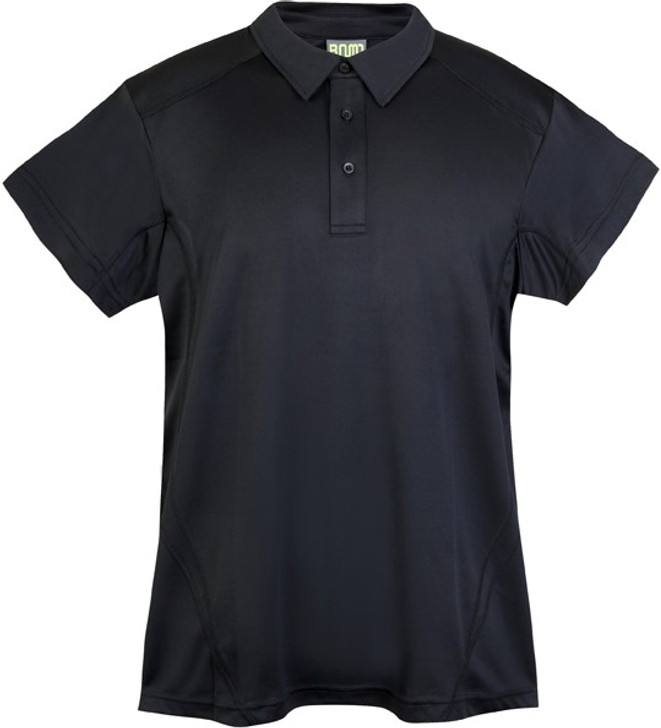 P346KS Kids Accelerator Polo Black/Black