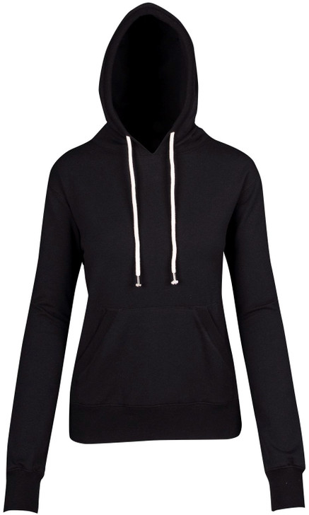 FP65UN Ladies/Junior Greatness Heather Hoodie Black