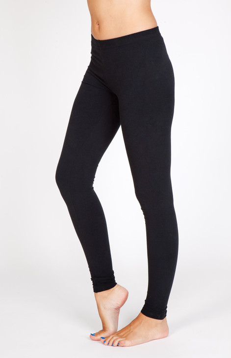 S606LD Ladies Spandex Full Length Legging Black