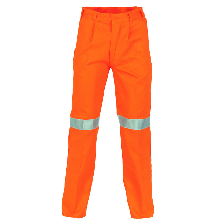 3314 DNC Cotton Drill Pants with 3M R/Tape Orange