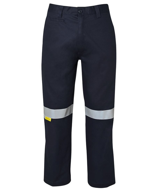 6MDNT JB's Wear Mercerised Work Trouser with Reflective Tape Navy