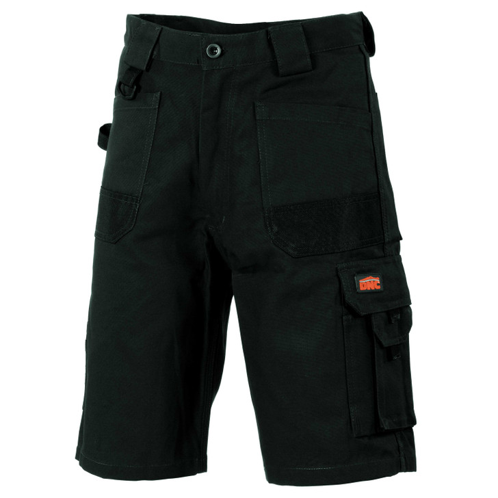 3334 DNC Duratex Cotton Duck Weave Cargo Shorts Black