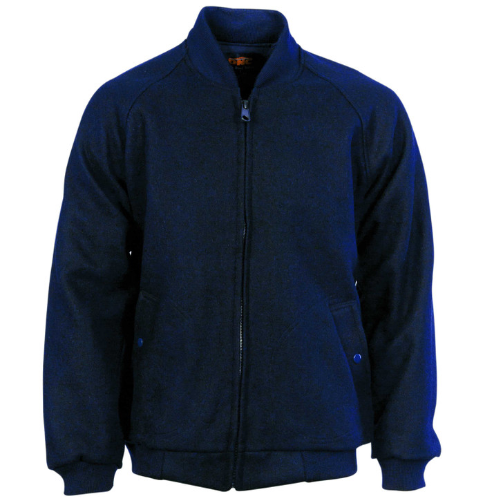 3602 DNC Bluey Jacket with Ribbing Collar & Cuffs Navy
