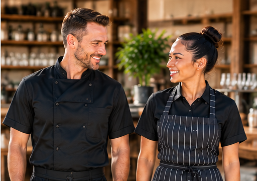 Hospitality uniform team
