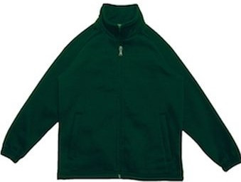 Kids Poly Cotton Fleece Zip Through Jacket CJ1575