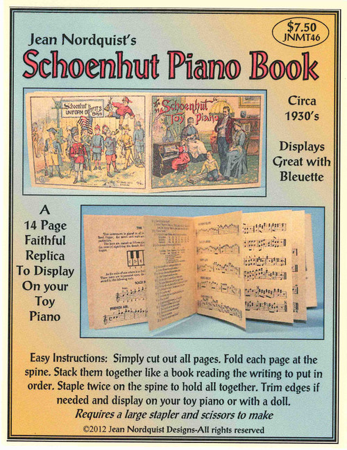Schoenhut Piano Book – JNMT46