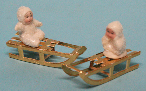 Dresden Sleds -  W1257G  - Quantity: 2 each - Price: $2.00 - Finished Sled Size: 2-1/4"L x 5/8"H x 7/8"H