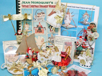 CHRISTMAS ORNAMENTS, DRESDENS, & MORE by Jean Nordquist Designs