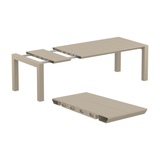 Vegas 100x180/220cm Extendible Table Medium - Taupe