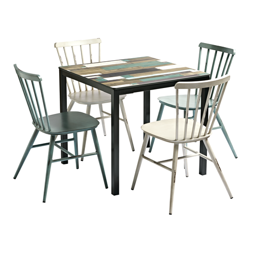 Package Deal 1 - Qty 4 Metola Chairs/Driftwood Table