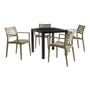 Artemis Taupe Dining Set