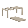 Vegas 100x100/140cm Extendible Table - Taupe