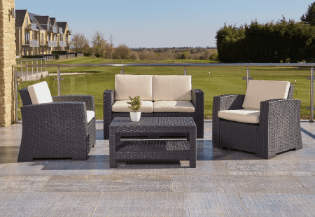 Outdoor Sofa and Lounge Chairs