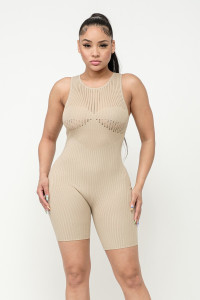 Poinetlle Stitch Romper-41935 Poinetlle Stitch Romper-41935