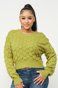 Checker Sweater Top-42713 Checker Sweater Top-42713