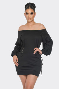 Off Shoulder Mini Dress-42918 Off Shoulder Mini Dress-42918