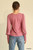 Solid Knit And Chiffon Mixed Top With Puff Long Sleeve-41227 Solid Knit And Chiffon Mixed Top With Puff Long Sleeve-41227