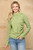Solid And Cozy Soft Knit Mock Neck Top With Side Ruched Detail-41218 Solid And Cozy Soft Knit Mock Neck Top With Side Ruched Detail-41218