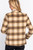 Notched Collar Plaid Jacket -40876