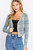 Long Sleeve V-neck Fitted Button Down Plaid Sweater Cardigan-40669