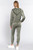 Faux Fur Jacket & Jogger Pants Set   -41001 Faux Fur Jacket & Jogger Pants Set   -41001