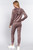 Faux Fur Jacket & Jogger Pants Set   -40999 Faux Fur Jacket & Jogger Pants Set   -40999