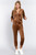 Faux Fur Jacket & Jogger Pants Set   -40996 Faux Fur Jacket & Jogger Pants Set   -40996