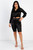 Satin Lace Details Long Sleeve Hooded Crop Top & Biker Short Set-40991 Satin Lace Details Long Sleeve Hooded Crop Top & Biker Short Set-40991