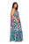 Printed Voluminous Maxi Dress-42393 Printed Voluminous Maxi Dress-42393