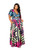Ombre Animal Maxi Skirt & Top Set-42389 Ombre Animal Maxi Skirt & Top Set-42389