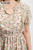 Floral Printed Ruffle Detail Dress With Elastic Waist-42376