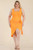 Plus Size Solid Wrap Front Tie Side Midi Dress-42254 Plus Size Solid Wrap Front Tie Side Midi Dress-42254