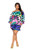 Electric leopard off shoulder bubble mini dress-42102 Electric leopard off shoulder bubble mini dress-42102