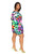 Electric leopard off shoulder bubble mini dress-42102 Electric leopard off shoulder bubble mini dress-42102