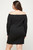 Plus Size, Solid Smocked Off Shoulder Dress-41508 Plus Size, Solid Smocked Off Shoulder Dress-41508
